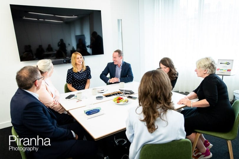 Meeting photography during company away day.