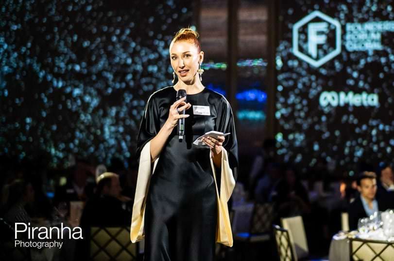 Photography of Gala dinner attendees at the Peninsula in London.
