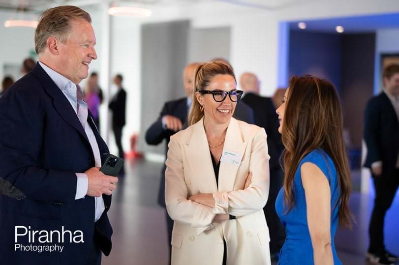 Photography of attendees at breakfast meeting event in London at the Science Museum