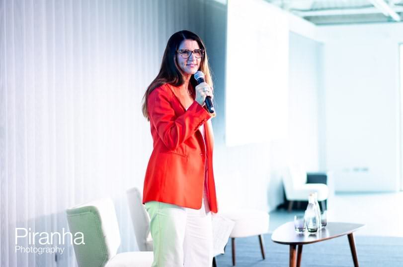 Photography of attendees at breakfast meeting event in London at the Science Museum