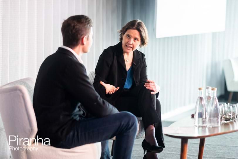 Photography of attendees at breakfast meeting event in London at the Science Museum