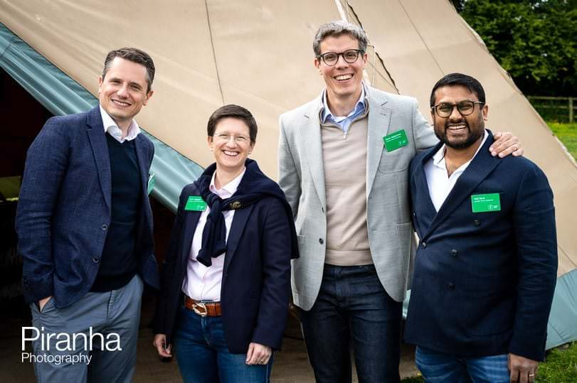 Event photography of global conference of entrepreneurs at Soho Farmouse in Oxfordshire - group photo.