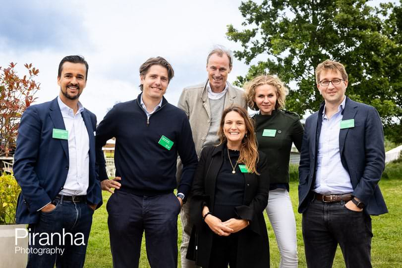 Event photography of global conference of entrepreneurs at Soho Farmouse in Oxfordshire - group photograph.
