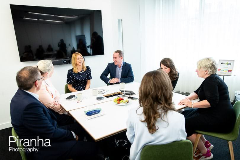 Meeting photography during company away day.