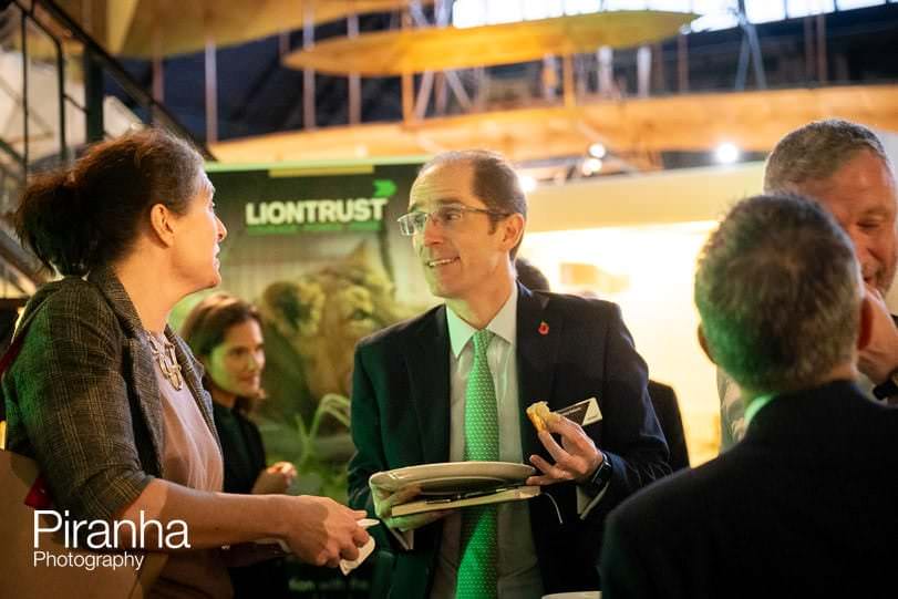 Business guests at London event at IMAX in Science Museum