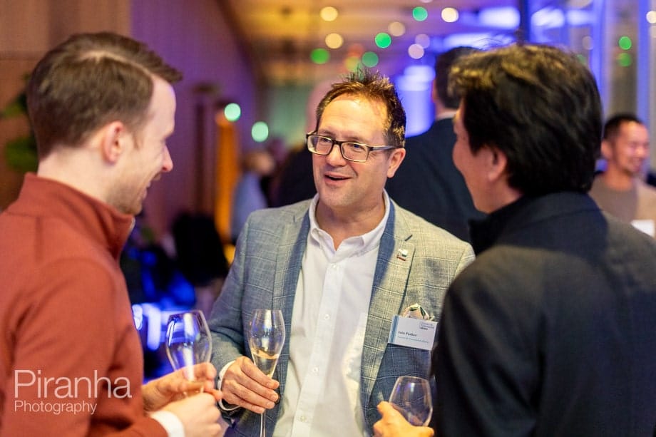 Guests at London event for corporate client.