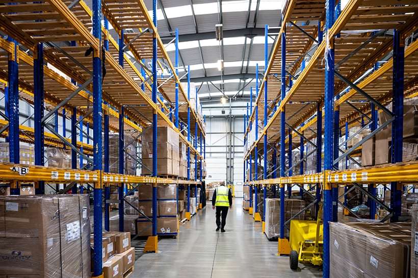 Annual report photograph taken in UK factory