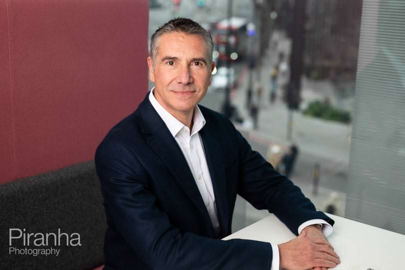 Portrait photograph of staff member for corporate company in London