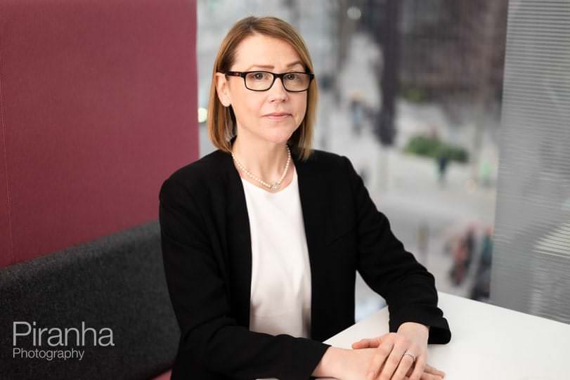 Portrait photograph of staff member for corporate company in London