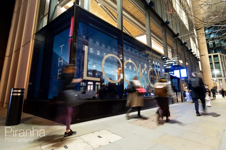 London event for corporate client.