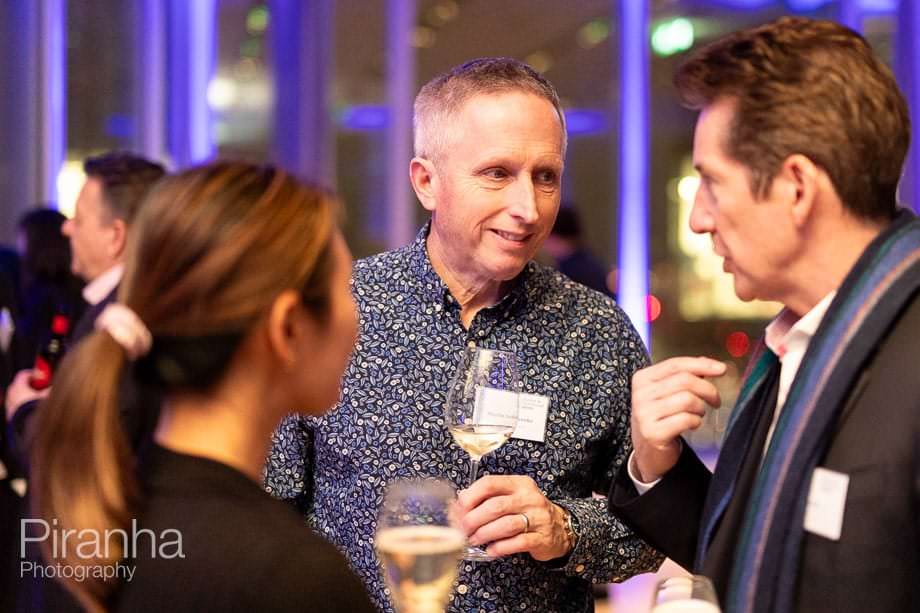 Guests at London event for corporate client.