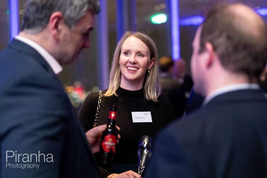 Guests at London event for corporate client.