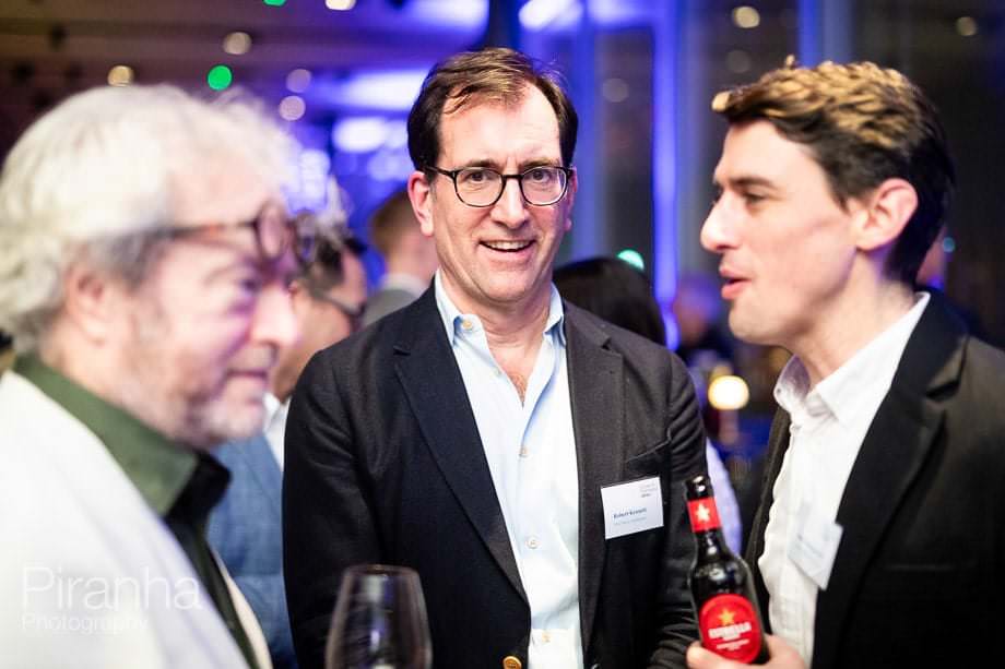 Guests at London event for corporate client.
