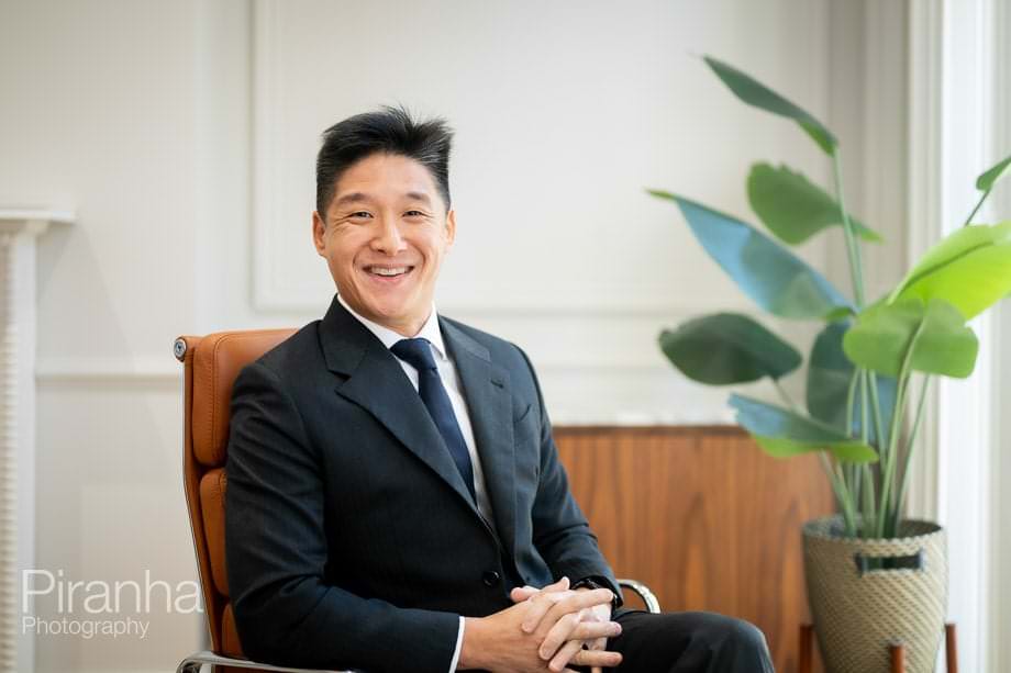 Portrait photograph for private equity client in London