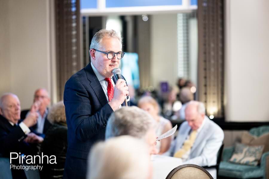 Venue in London's evening event photography - speeches