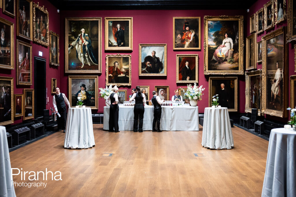 National Portrait Gallery corporate event photography of room