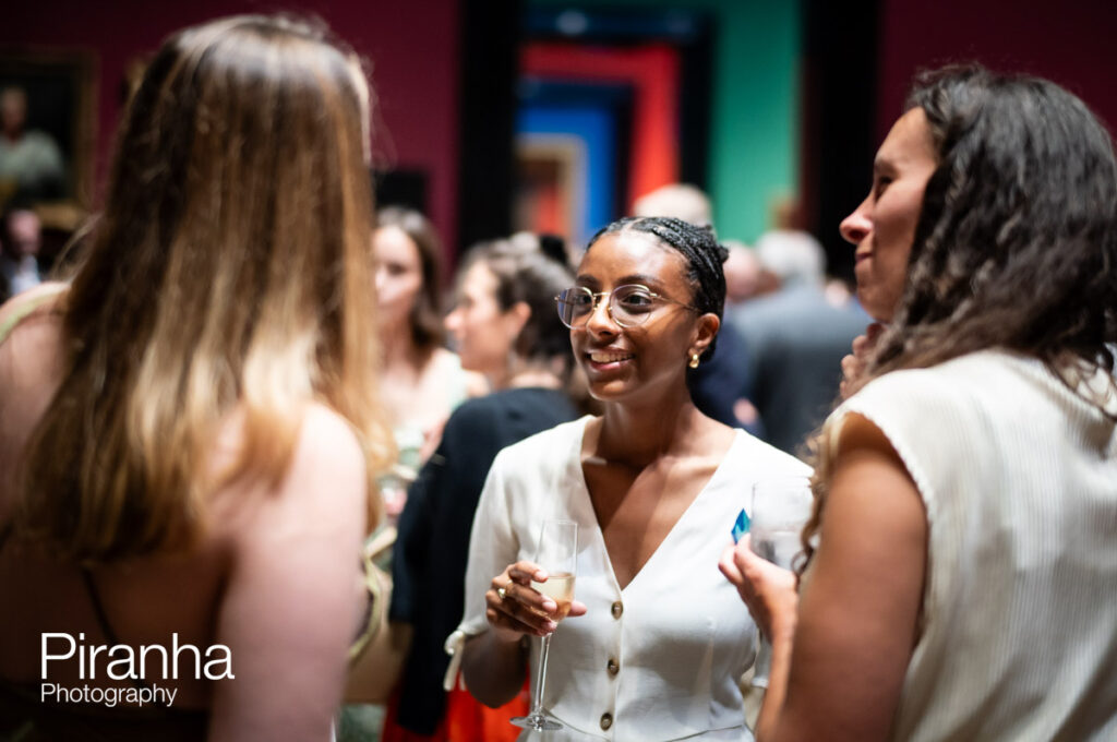 National Portrait Gallery corporate event photography of guests networking