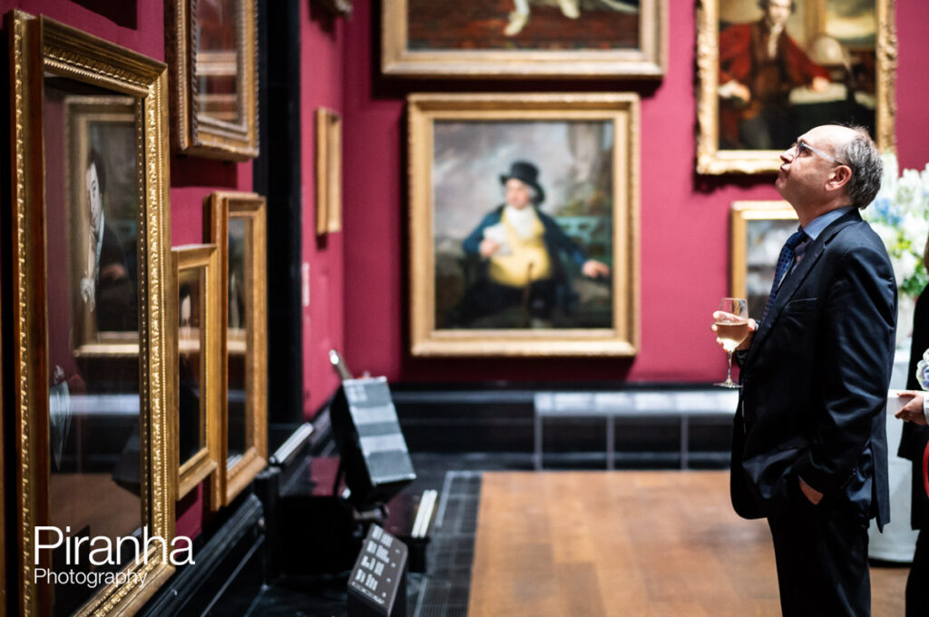 National Portrait Gallery corporate event photography of guests