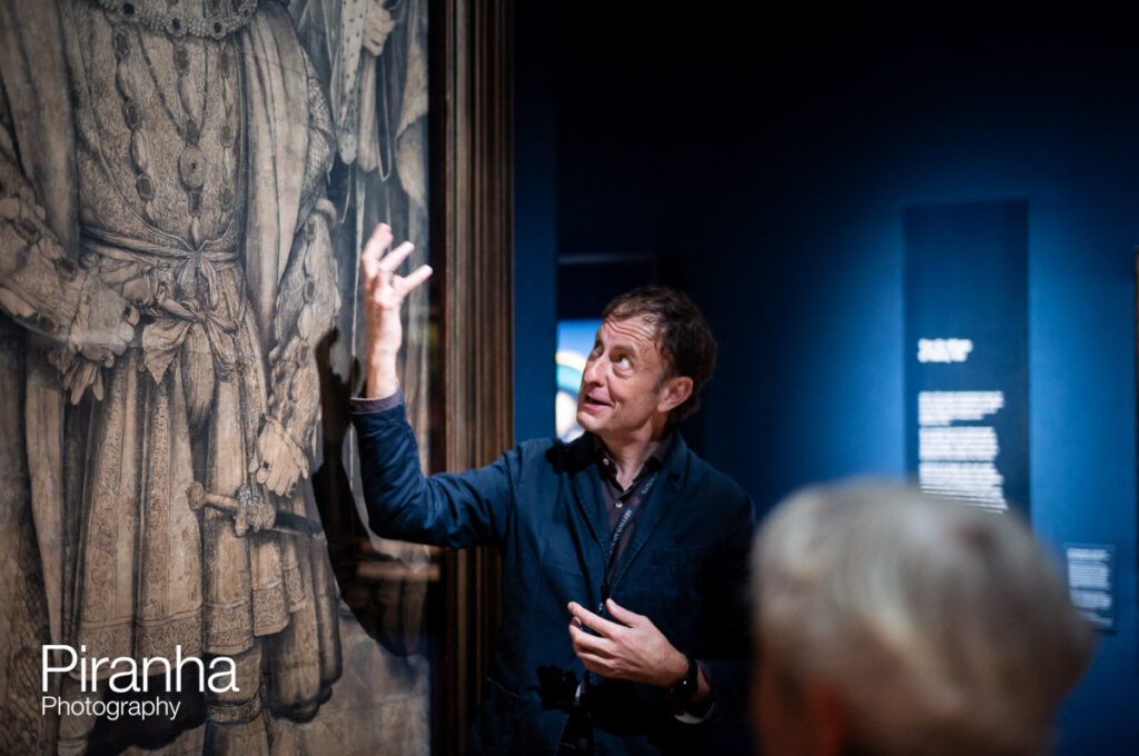 National Portrait Gallery corporate event photography of guide