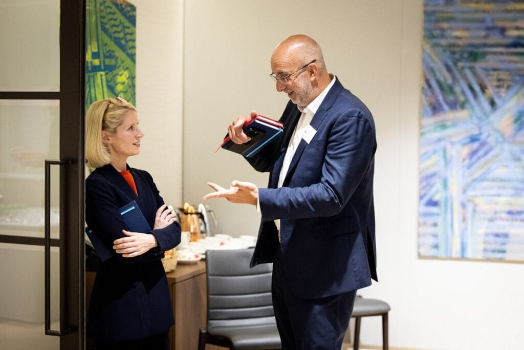 photograph of attendee at London conference