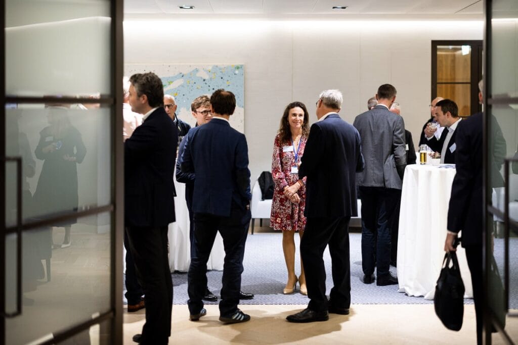 photograph of attendee at London conference