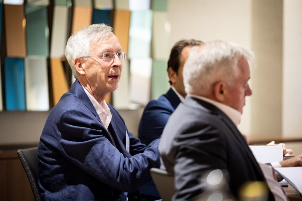 photograph of attendee at London conference