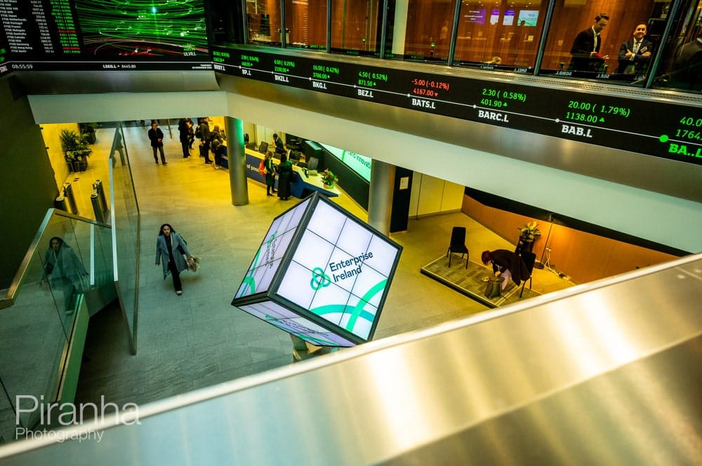 Photography at the London Stock Exchange for Irish Client 11 Corporate photographer - London Stock Exchange - Photographed during opening