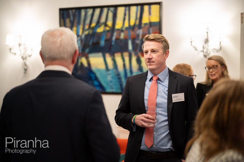 Photography at the London Stock Exchange for Irish Client 36 Irish Embassy in London event photographer - Dinner photography of guests