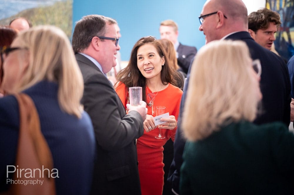 Irish Embassy in London event photographer - Dinner photography of guests