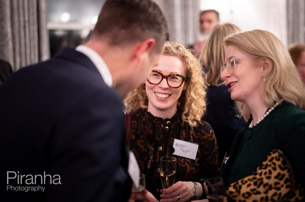 Irish Embassy in London event photographer - Dinner photography of guests