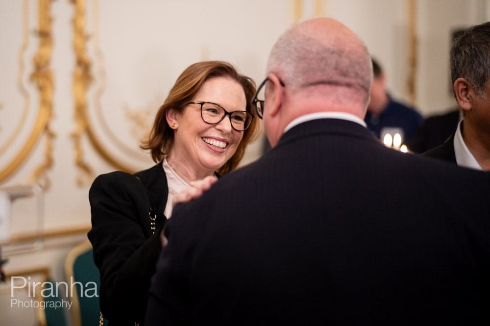 Irish Embassy in London event photographer - Dinner photography of guests