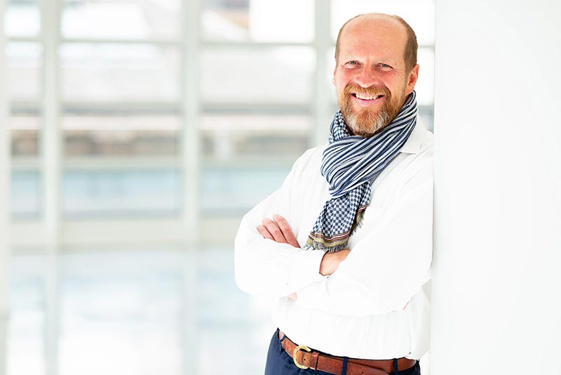 Corporate Photographer London Portrait of James Reed, Chairman of REED