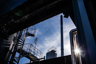 Annual Report Photography of Power Plant on Location in Finland for Private Equity Company