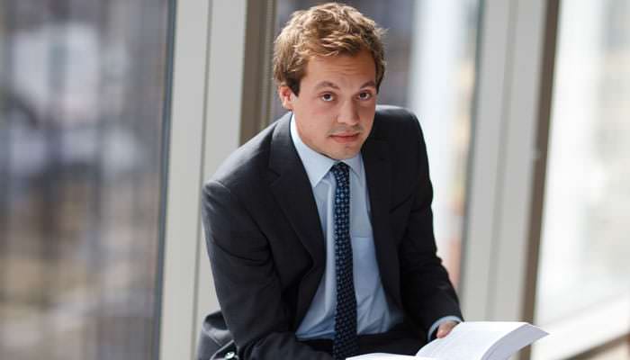 Lawfirm photograph of trainee for brochure