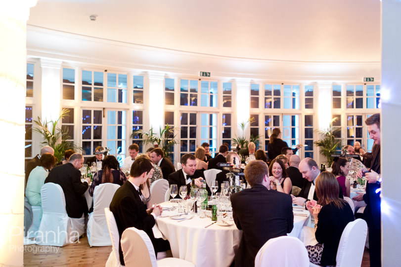 Party photography at London Zoo - room with all the guests