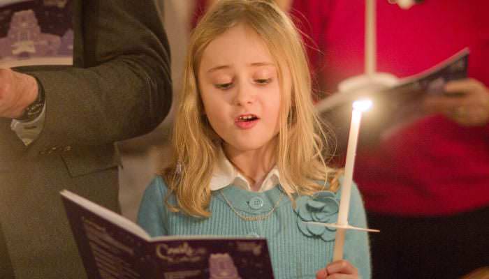 Photograph of Girl Singing at Carol Service at St Paul's Knightsbridge, London Photograph of Girl Singing at Carol Service at St Paul's Knightsbridge, London