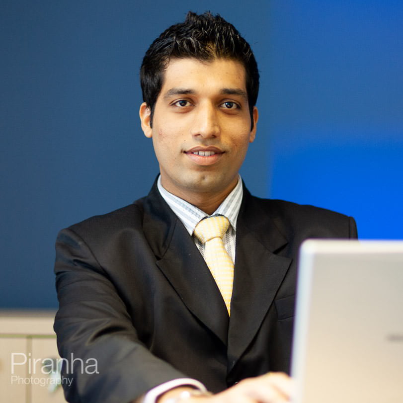Stafff headshot photograph for FTSE100 company