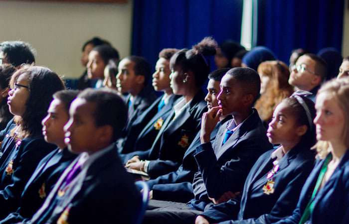 Charity Photographer London School Audience Charity Photographer London School Audience
