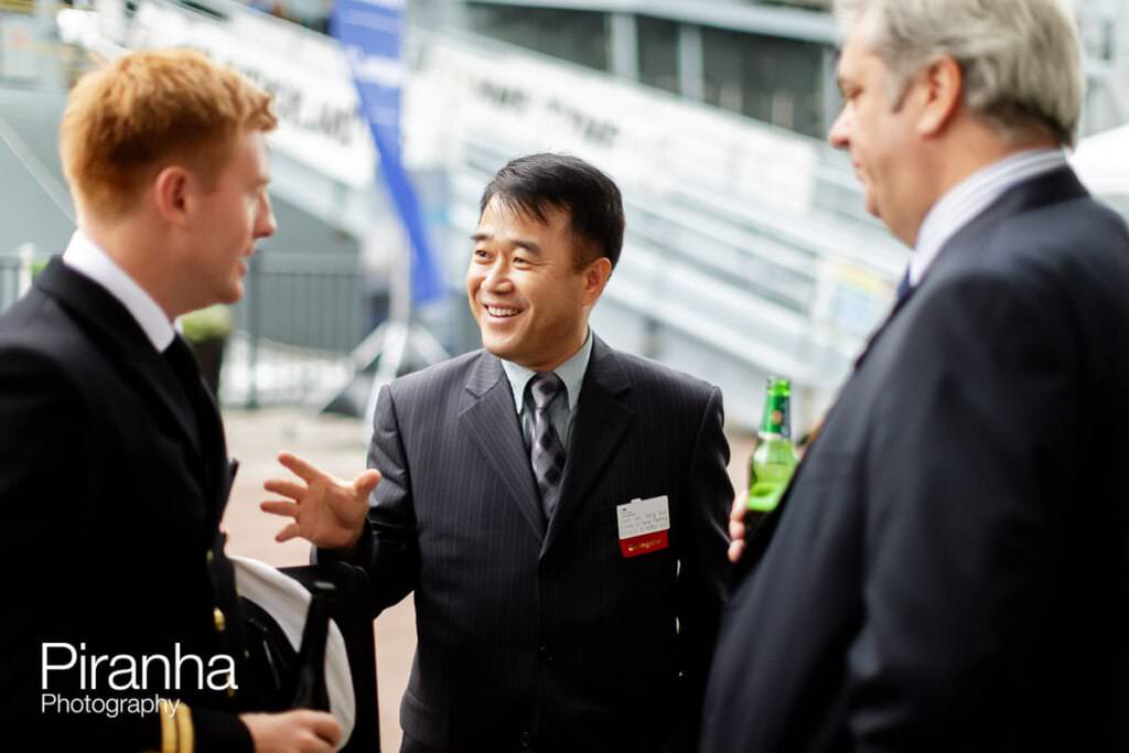 Photography at event held at Excel London - guest in conversation