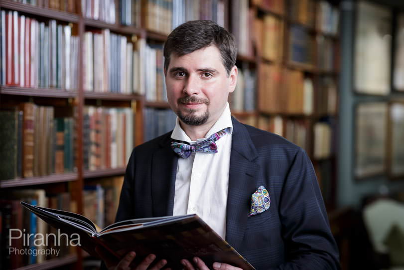 Portrait Photograph taken in book shop