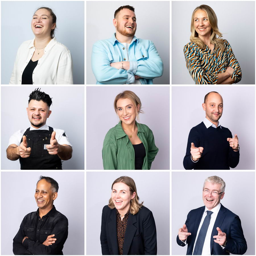 Fun headshot photography taken for London business.