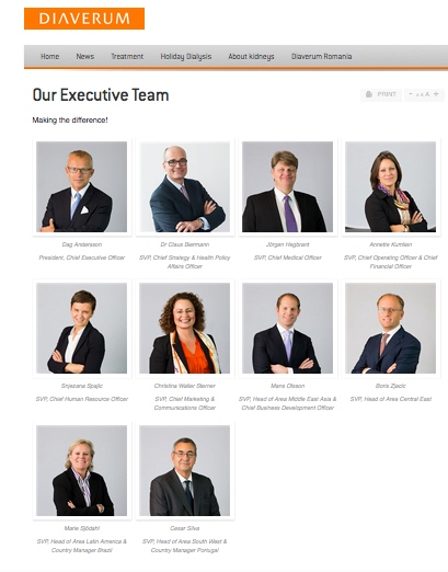 Executive Team on Website photographed by Piranha Photography