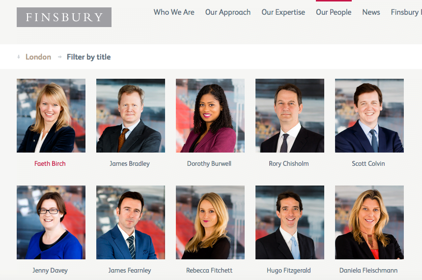 PR Company Webpage