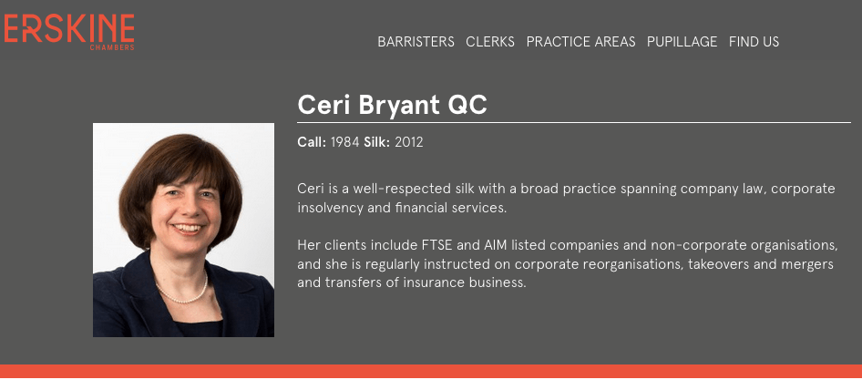 Law - chambers barrister - portrait
