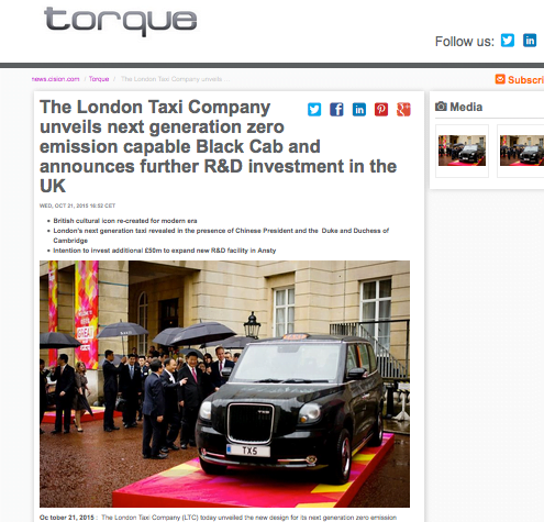 New Taxi TX5 Unveiled at Lancaster House in London Screen Shot 2016-01-14 at 14.14.32