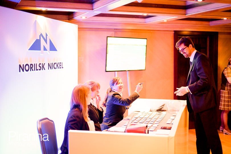 Photography of visitor during capital markets day in London