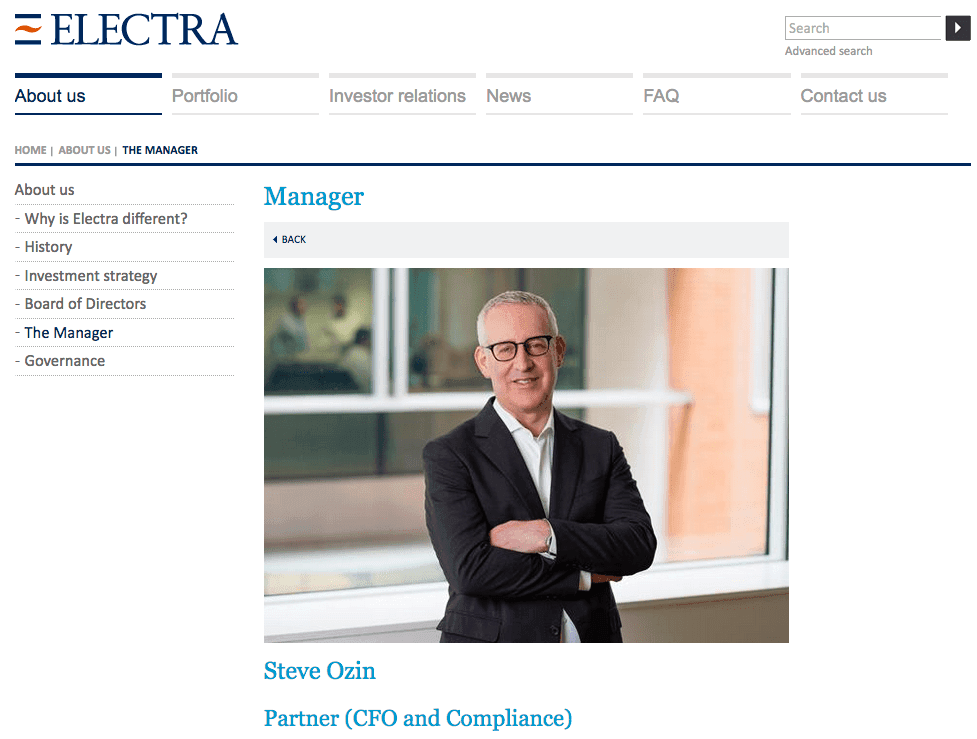 Photograph of Private Equity Company Partner