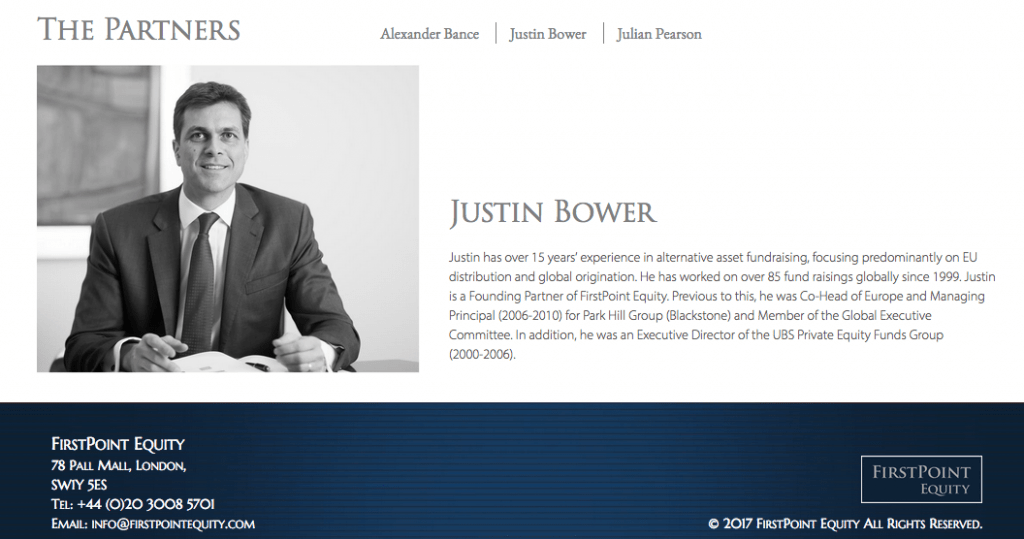 Partner photographed for company website
