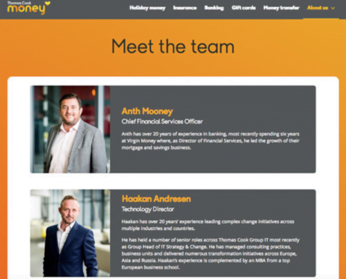 Team photography for website