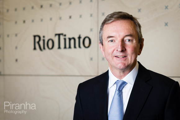 PHotography of new Chairman for mining company